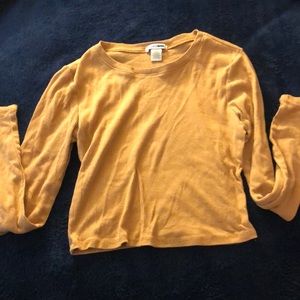 Long sleeve crop top